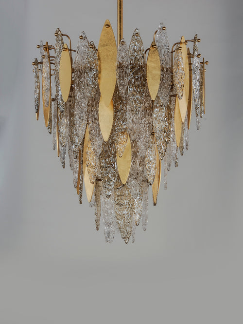 Majestic 12 Light Chandelier Gold