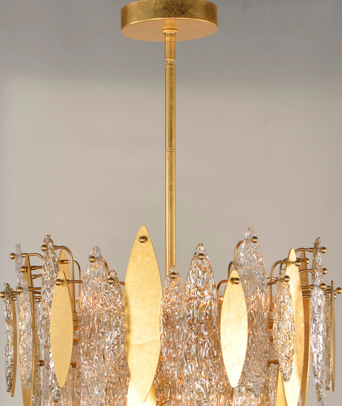 Majestic 12 Light Chandelier Gold