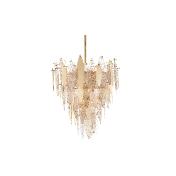 Majestic 12 Light Chandelier Gold
