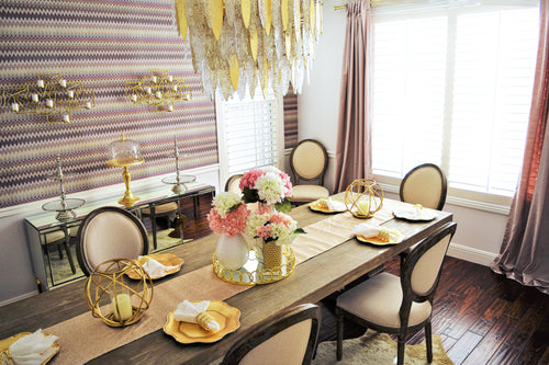 Majestic 18 Light Linear Chandelier Gold