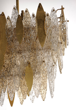 Majestic 18 Light Linear Chandelier Gold