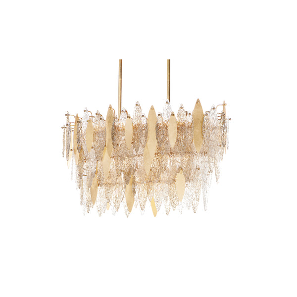 Majestic 18 Light Linear Chandelier Gold
