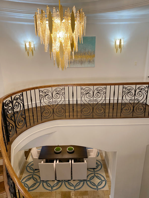 Majestic 21 Light Chandelier Gold