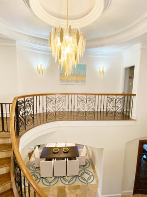 Majestic 21 Light Chandelier Gold