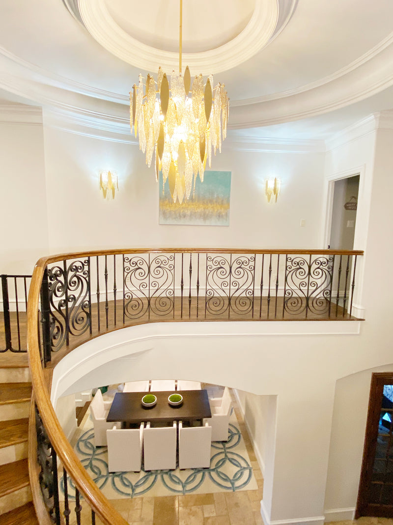 Majestic 21 Light Chandelier Gold