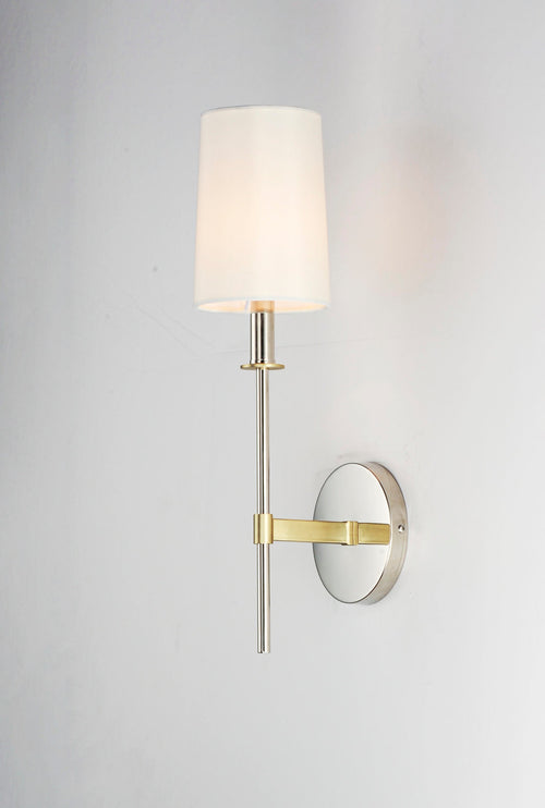 Uptown Sconce Brass/Nickel