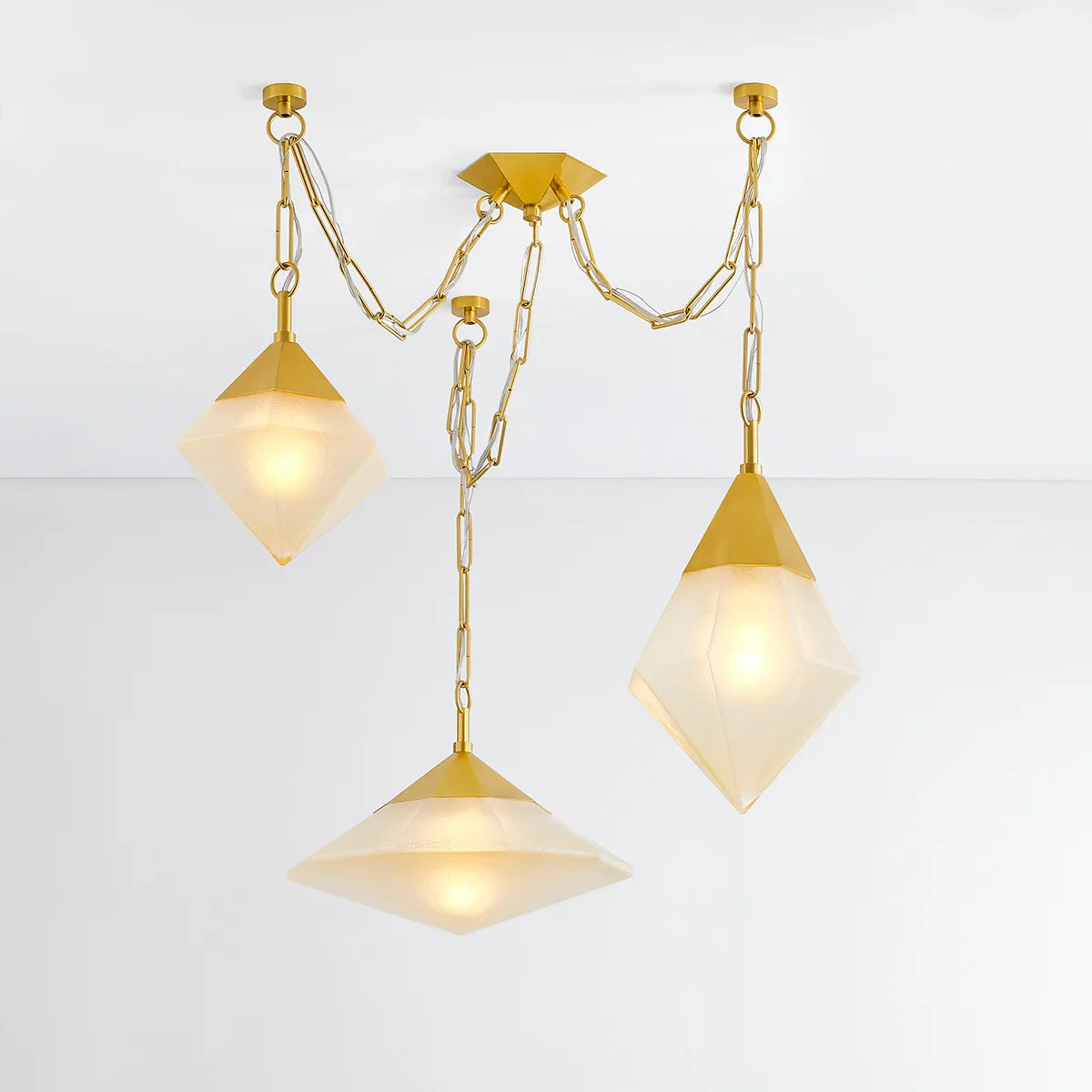 Angelique Pendant Brass Small