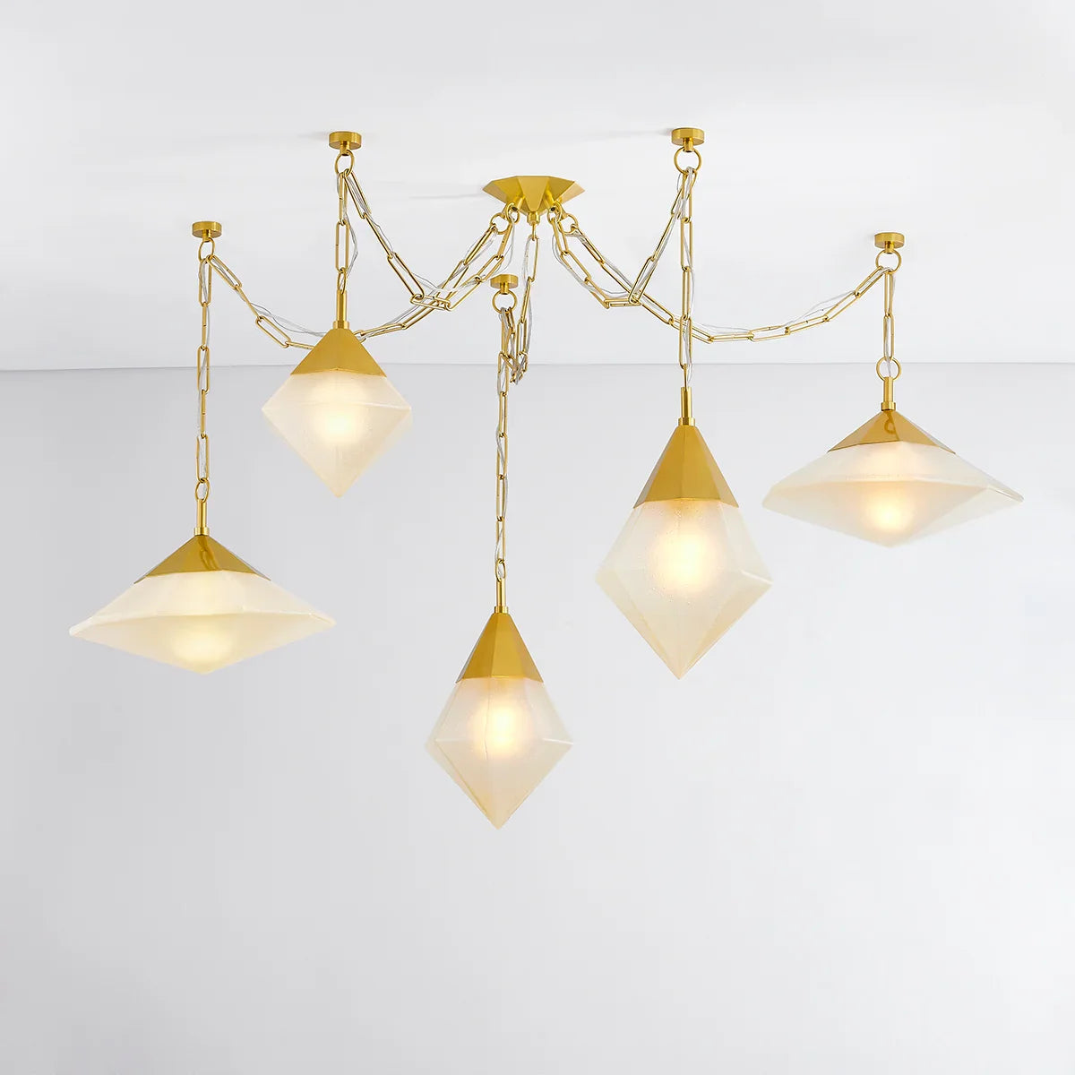 Angelique Pendant Brass Large