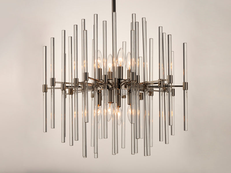 Divine Mini Chandelier Polished Nickel