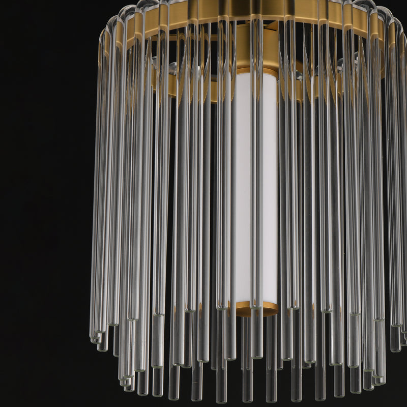 Jolie Small Led Pendant Brass