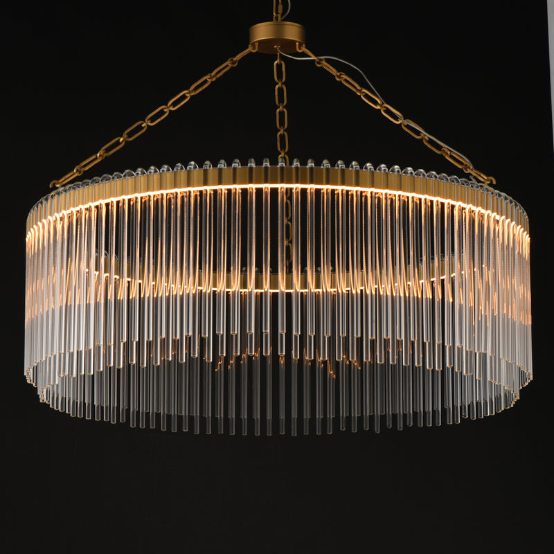Jolie Large Led Pendant Brass