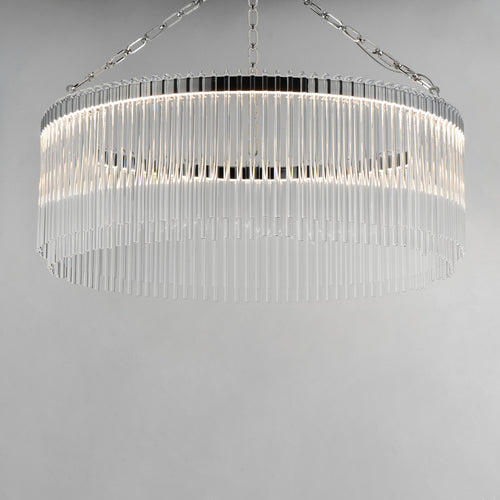 Jolie Large Led Pendant Nickel