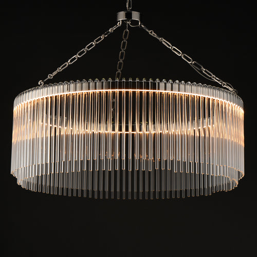 Jolie Large Led Pendant Nickel