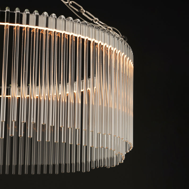 Jolie Large Led Pendant Nickel