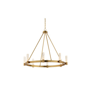 Duchess 8 Light Chandelier Brass