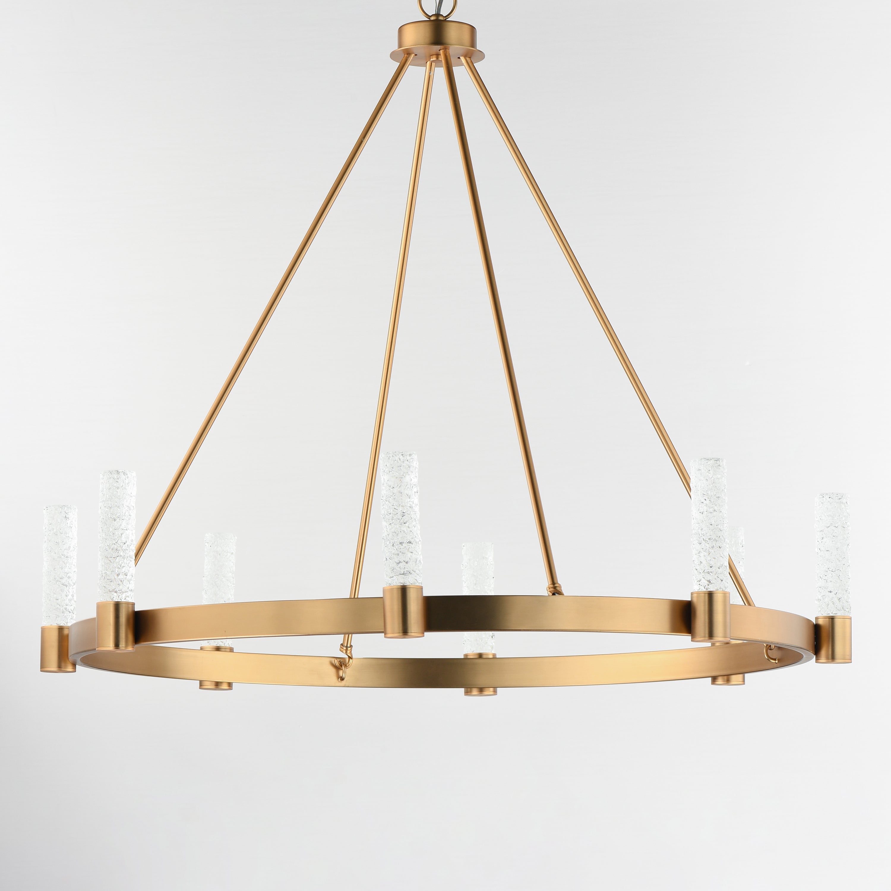 Duchess 8 Light Chandelier Brass