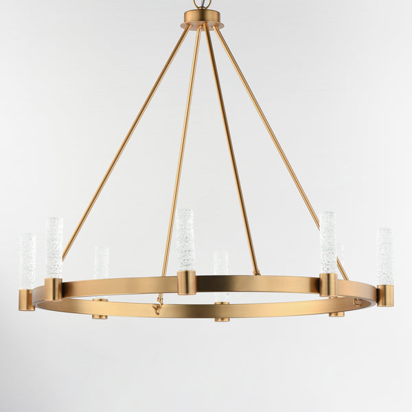 Duchess 8 Light Chandelier Brass