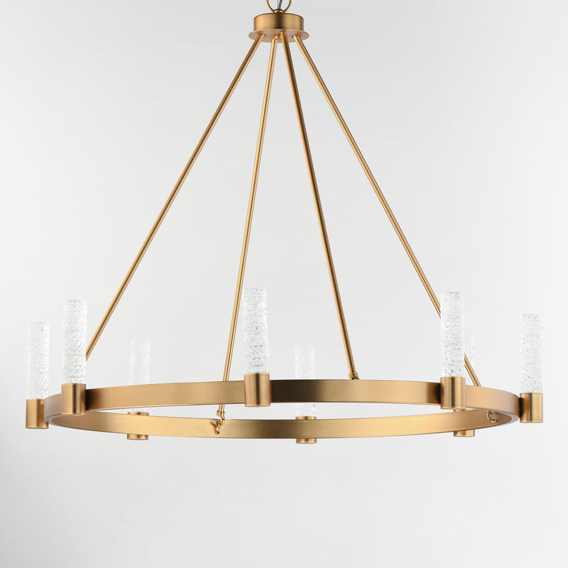 Duchess 8 Light Chandelier Brass