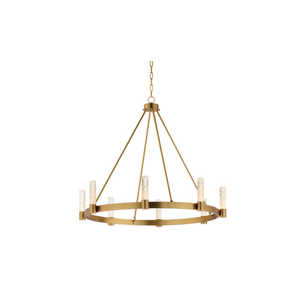 Duchess 8 Light Chandelier Brass