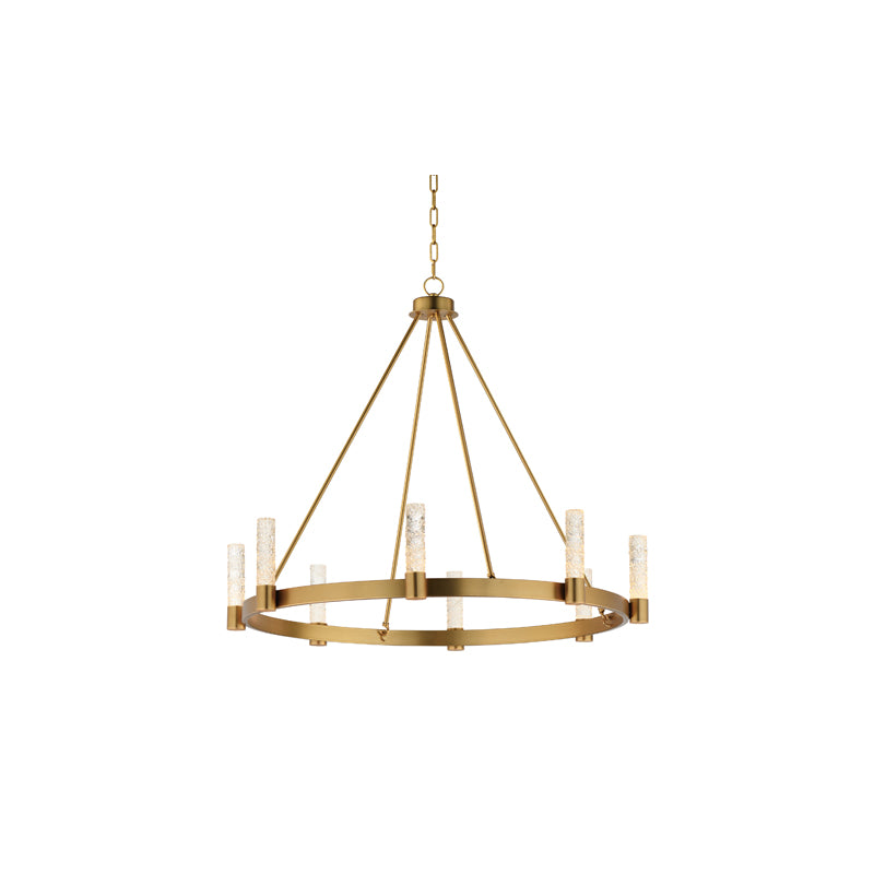 Duchess 8 Light Chandelier Brass