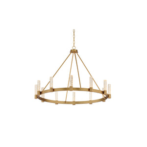 Duchess 12 Light Chandelier Brass