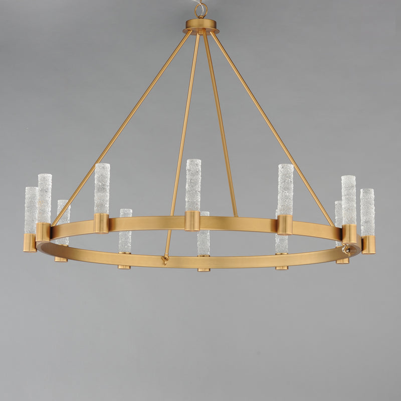 Duchess 12 Light Chandelier Brass