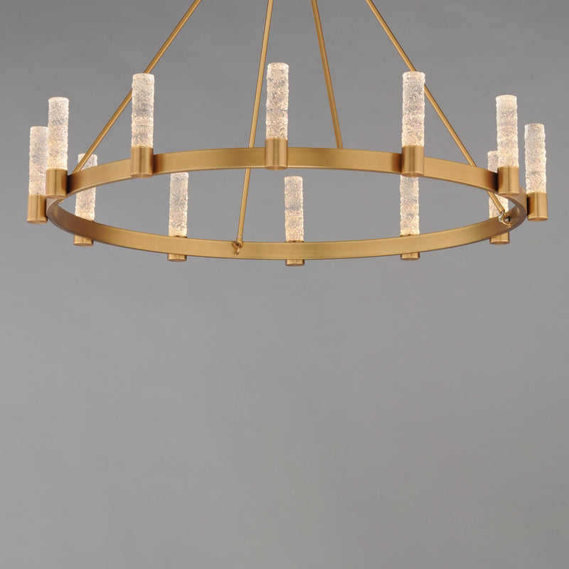 Duchess 12 Light Chandelier Brass