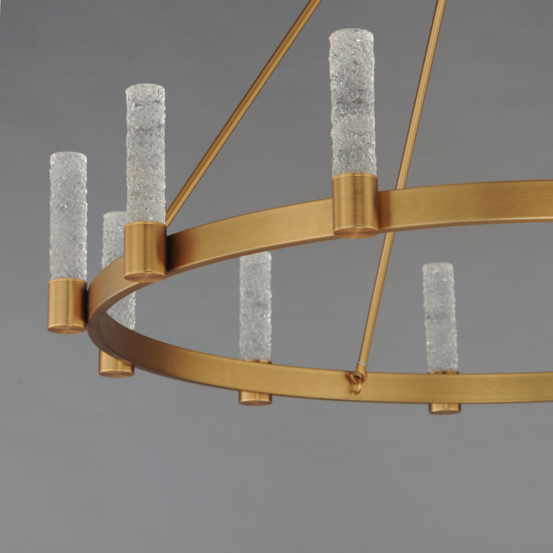 Duchess 12 Light Chandelier Brass