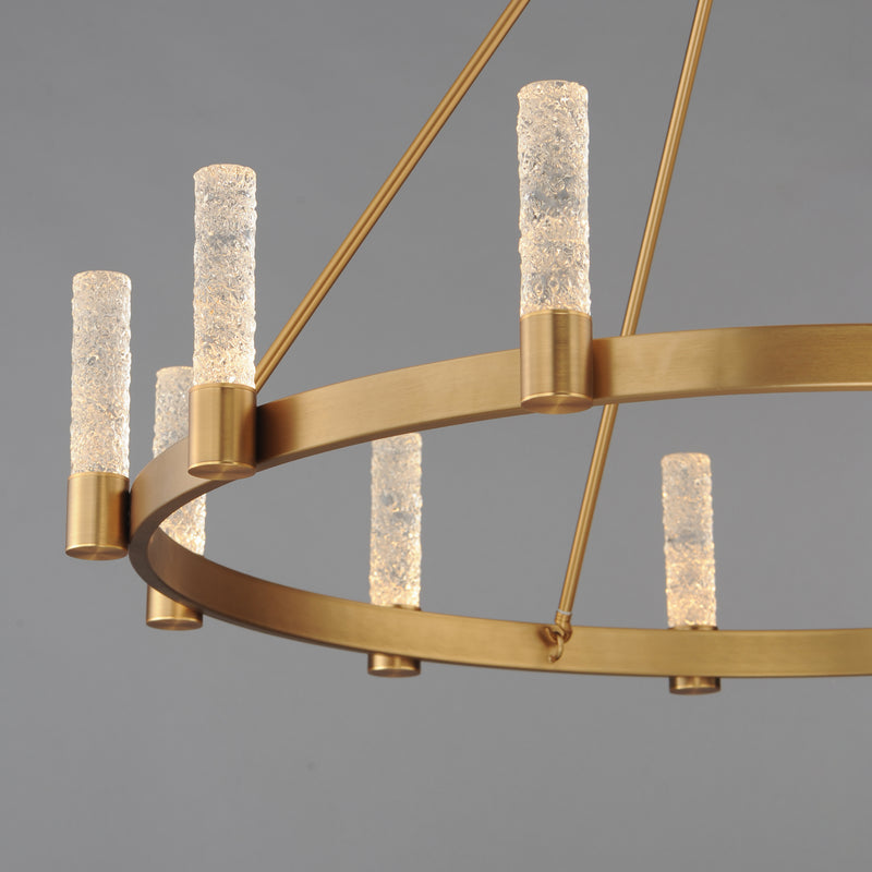 Duchess 12 Light Chandelier Brass
