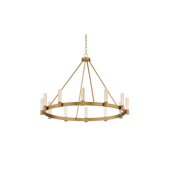 Duchess 12 Light Chandelier Brass