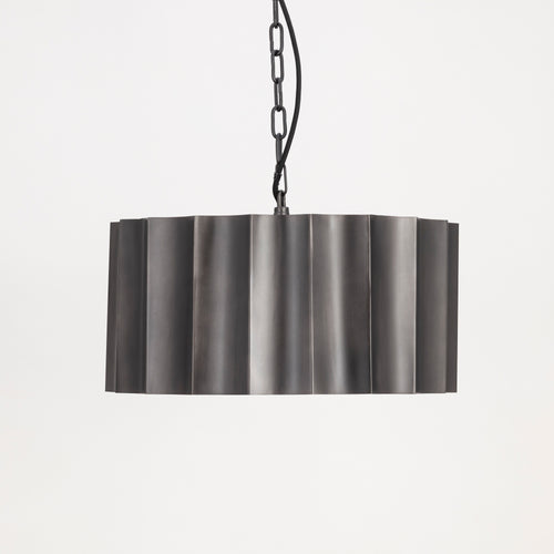 Allegra Large Pendant Gunmetal