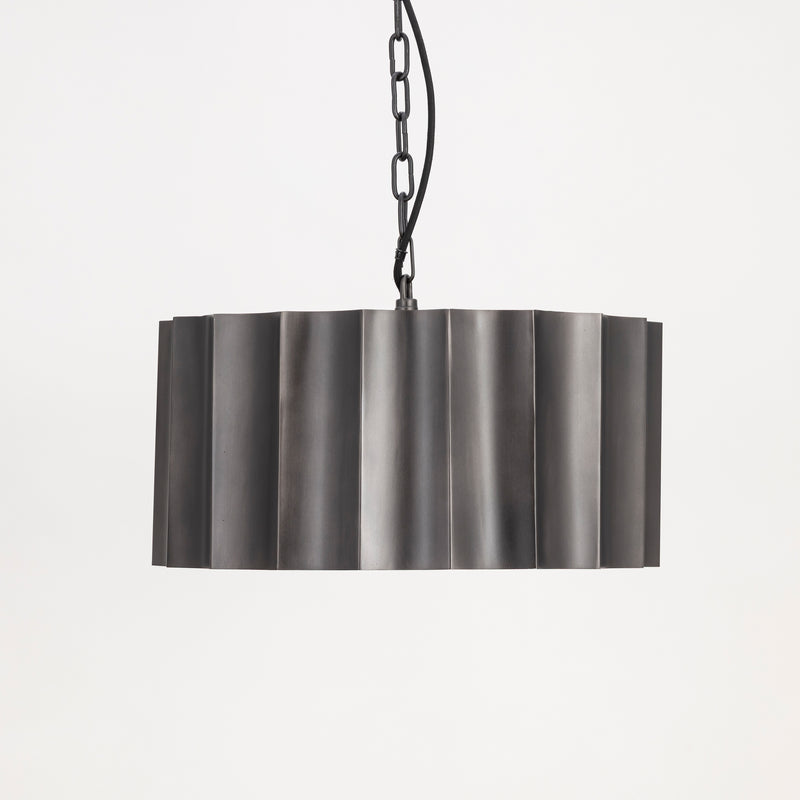Allegra Large Pendant Gunmetal
