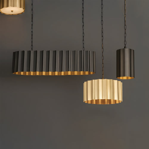 Allegra Linear Pendant Brass