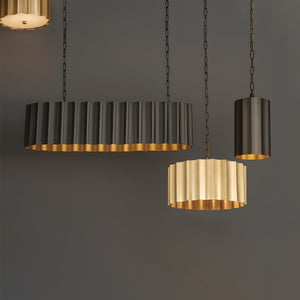Allegra Mini Pendant Gunmetal