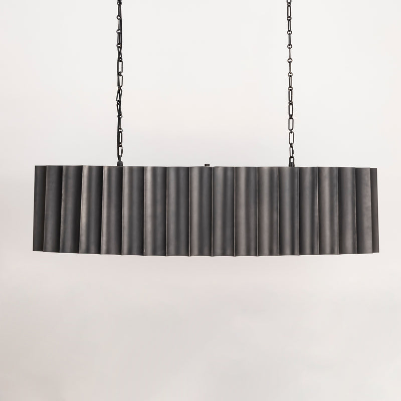 Allegra Linear Pendant Gunmetal