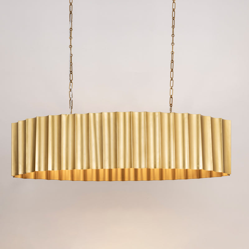 Allegra Linear Pendant Brass