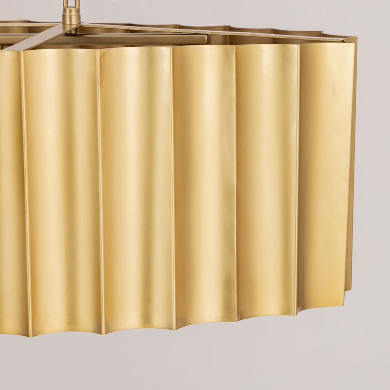 Allegra Linear Pendant Brass