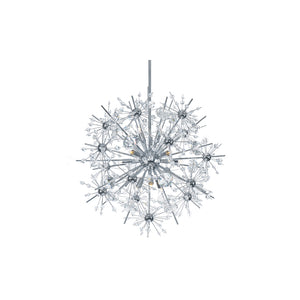 Starfire 11 Light Chandelier Chrome