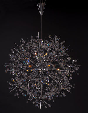 Starfire 11 Light Chandelier Chrome