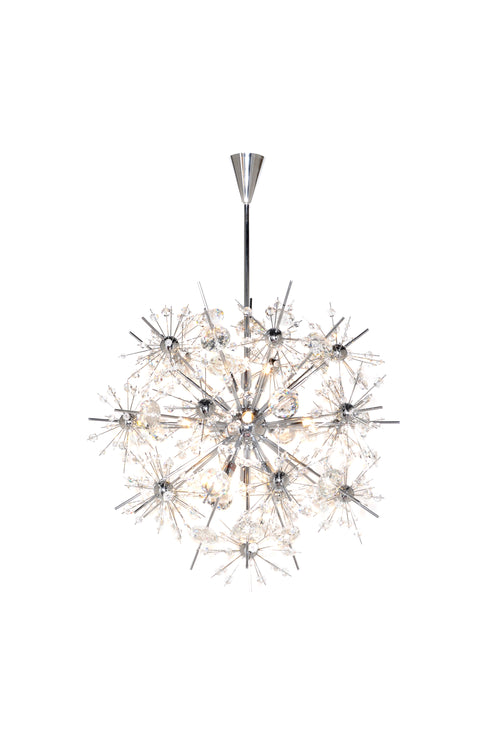 Starfire 11 Light Chandelier Chrome
