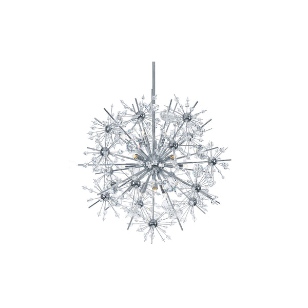 Starfire 11 Light Chandelier Chrome