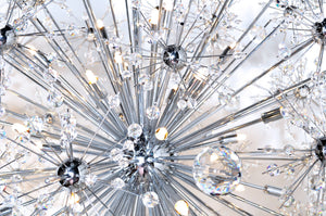Starfire 11 Light Chandelier Chrome