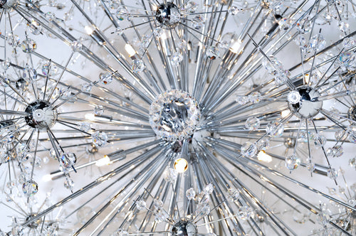 Starfire 11 Light Chandelier Chrome