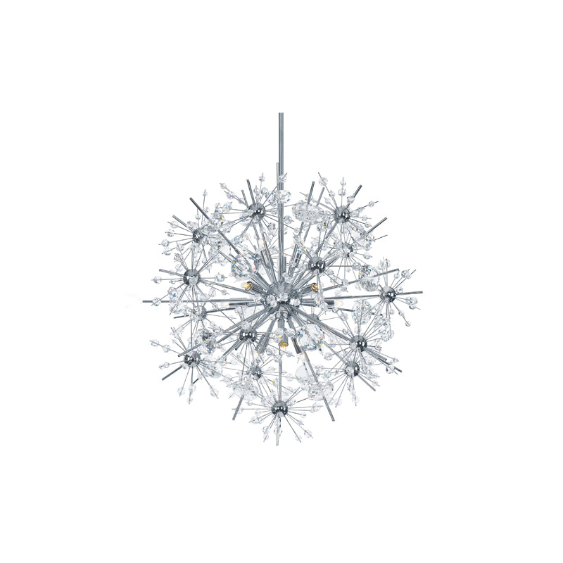 Starfire 11 Light Chandelier Chrome