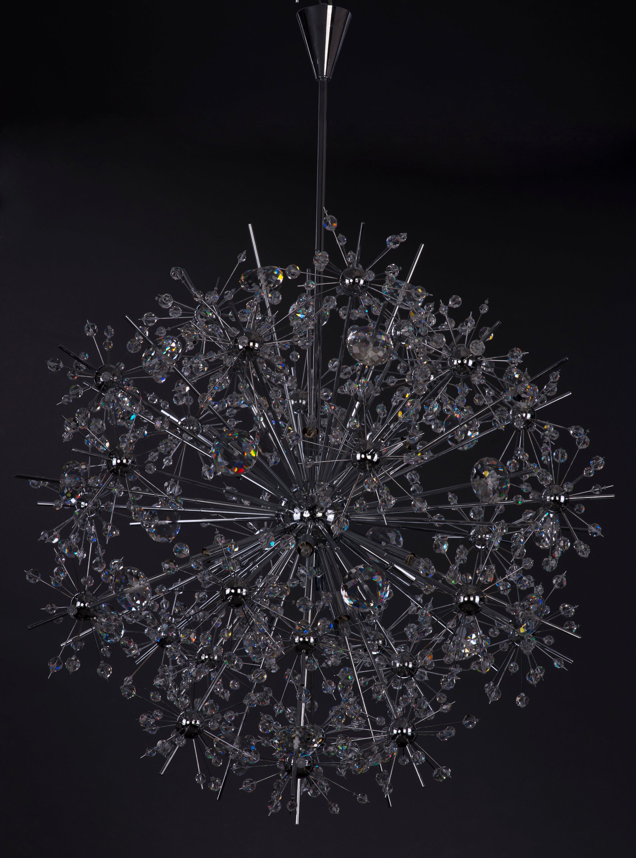 Starfire 18 Light Chandelier Chrome