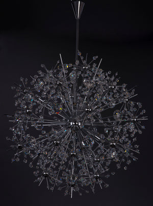 Starfire 18 Light Chandelier Chrome