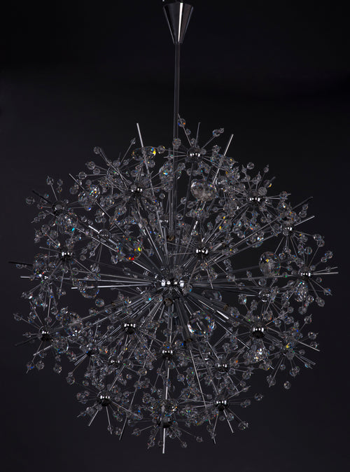 Starfire 18 Light Chandelier Chrome
