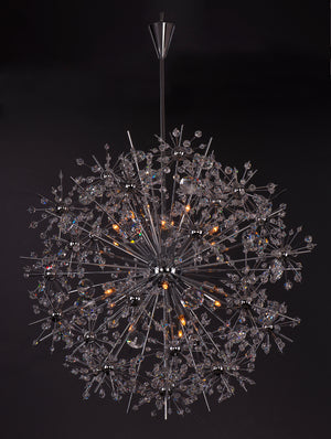Starfire 18 Light Chandelier Chrome