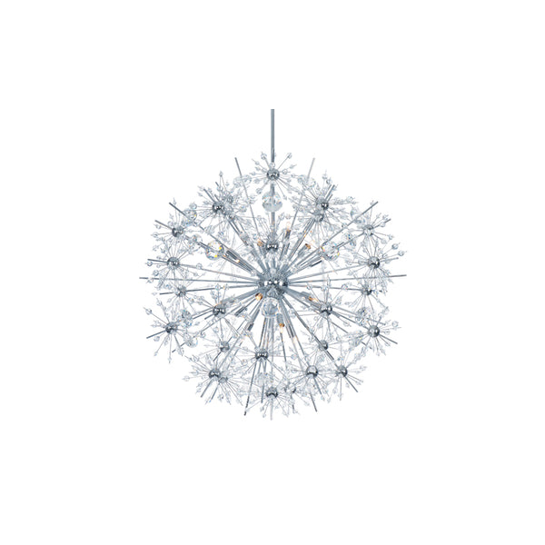 Starfire 18 Light Chandelier Chrome