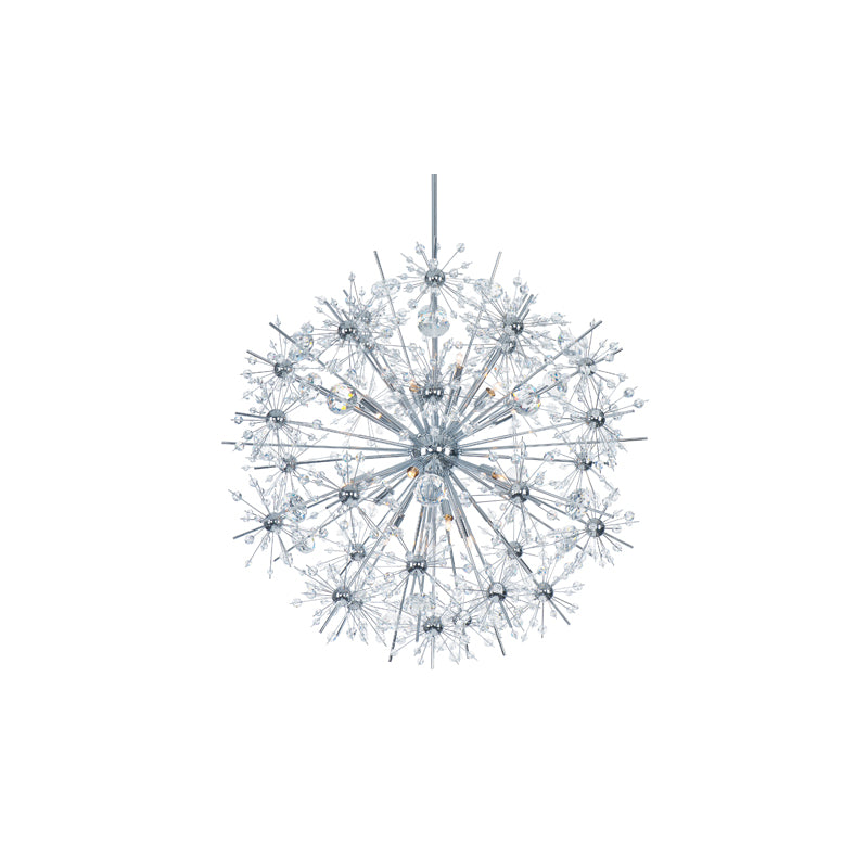 Starfire 18 Light Chandelier Chrome
